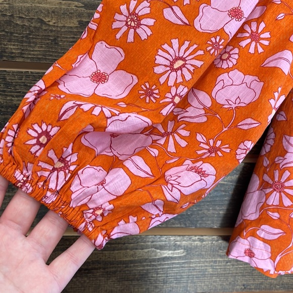 🔥Free People Boho floral blouse - Picture 9 of 10